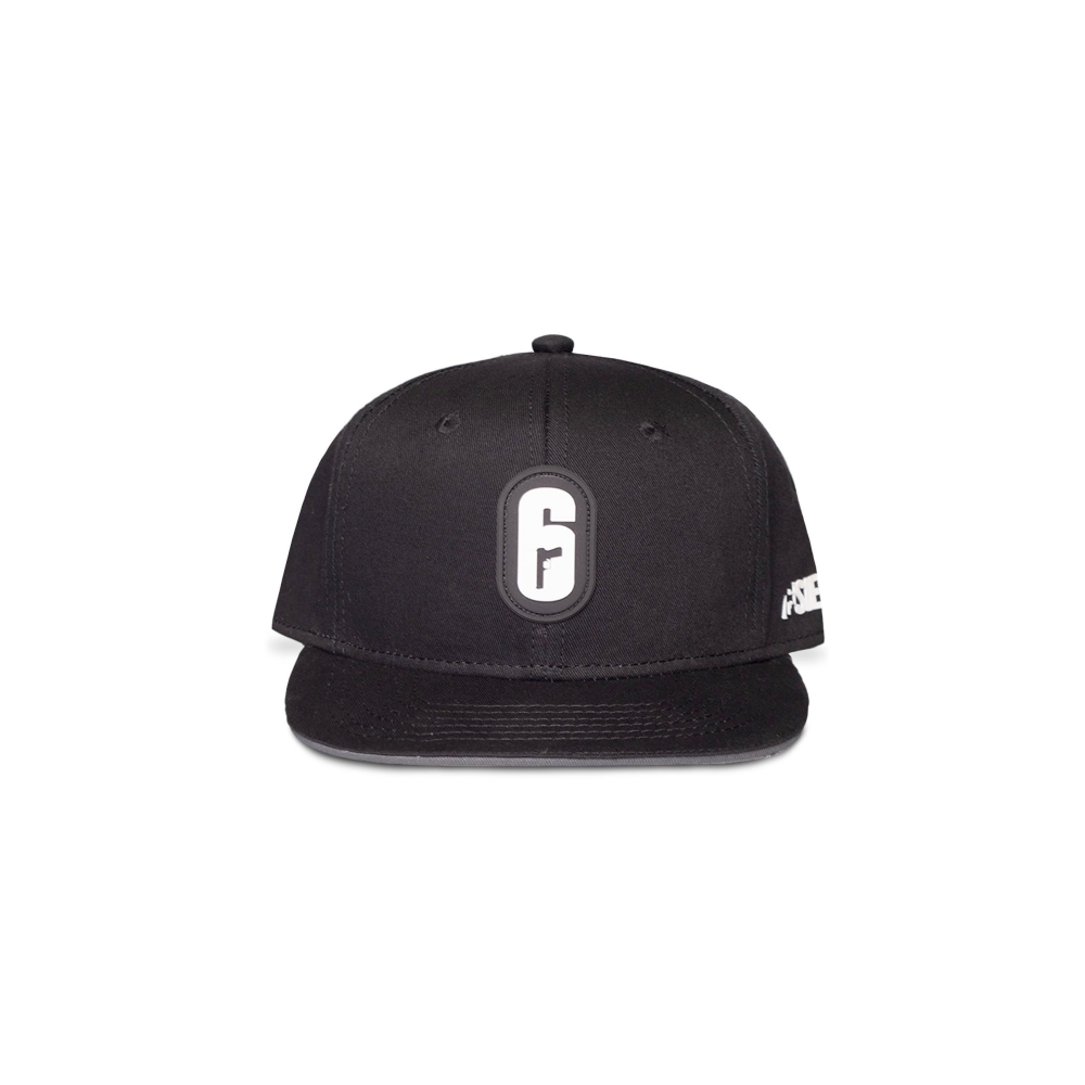 6 Siege - Logo Casquette Snapback - Noir